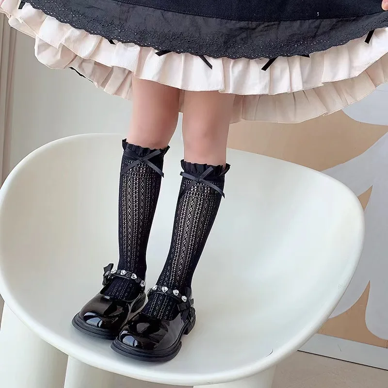 Girls Long Tube Lace Stockings - Fishing Socks review and price