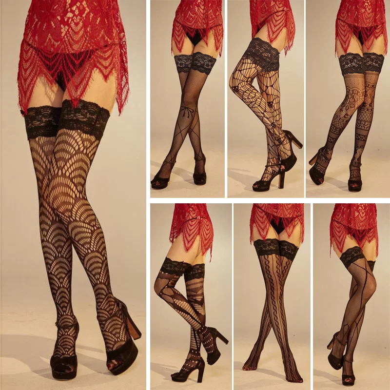 Hollow Out Lace Fish Net Stock - Fishing Socks review and price
