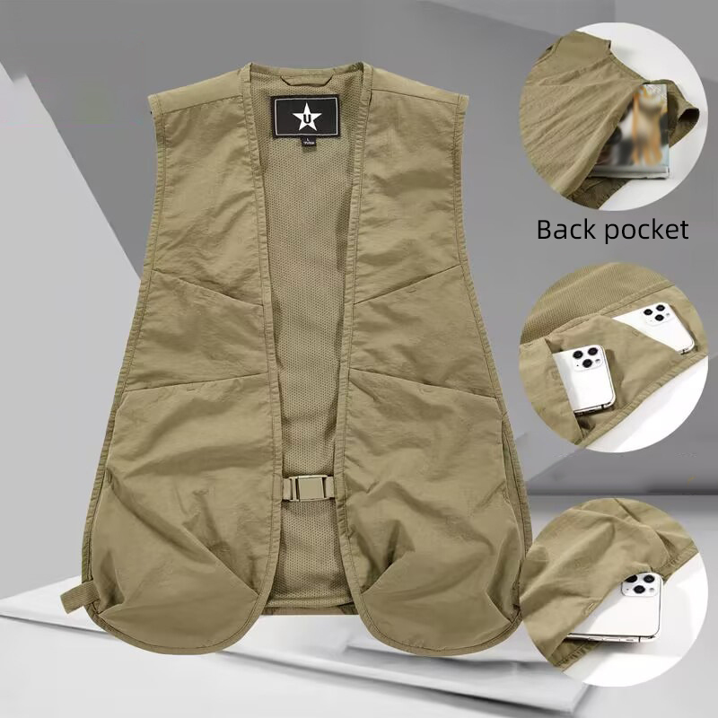 Lightweight Unisex Waistcoat V - Fishing Vest review and price